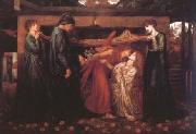 Dante Gabriel Rossetti Dante's Dream at the Time of the Death of Beatrice (mk28) Sweden oil painting artist